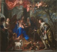 La Virgen y el Niño adorados por san Luis, rey de Francia.jpg